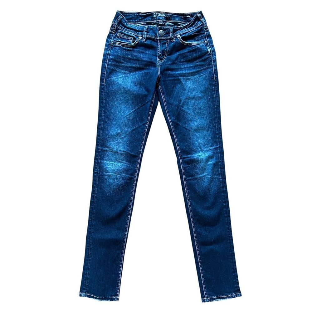 Silver Suki Mid Skinny Jeans